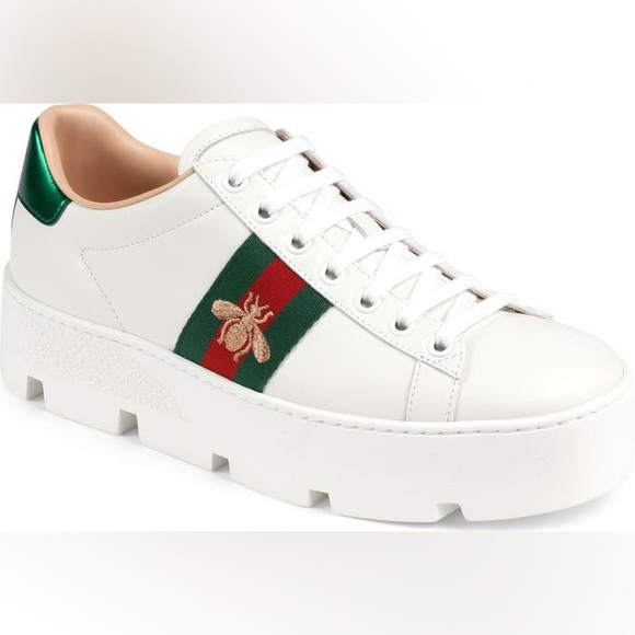 GUCCI New Ace Platform Sneaker - Picture 12 of 12